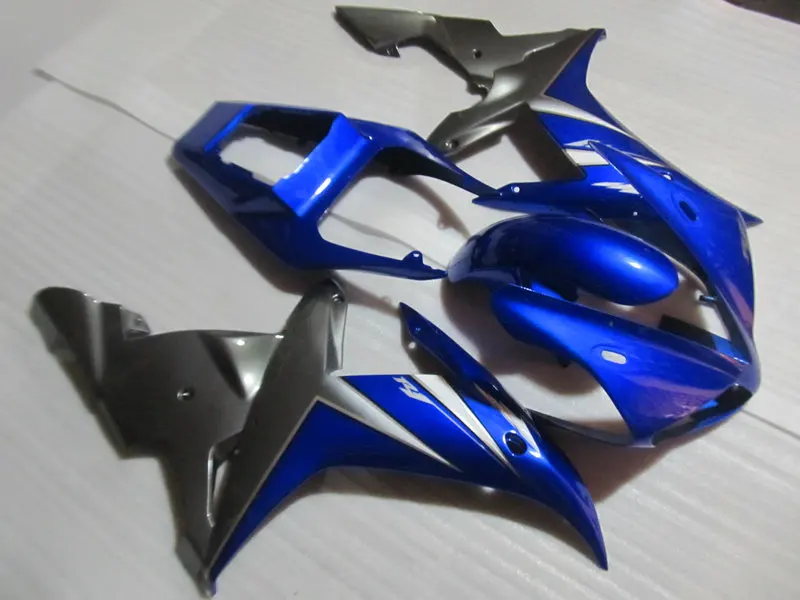 Hi-grade Motorcycle Fairing kit for YAMAHA YZFR1 02 03 YZF R1 2002 2003 YZF1000 yzfr1 ABS Blue black Fairings set+gifts YF25 | Автомобили