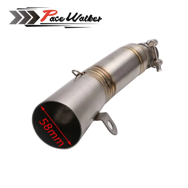 Motorcycle Stainless steel exhaust pipe Central Connector for yamaha R6 06-14 | Автомобили и мотоциклы