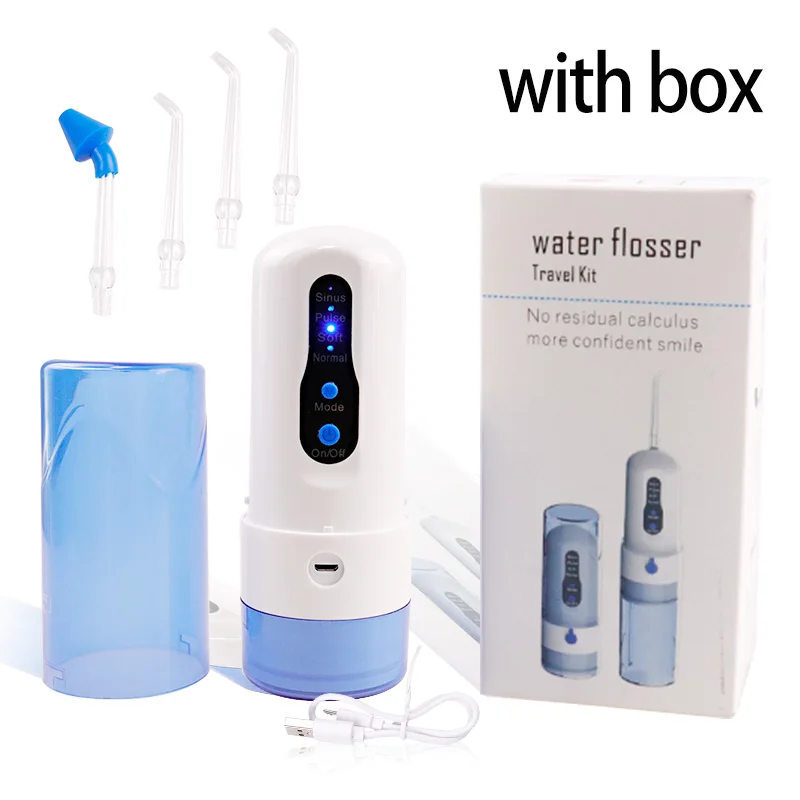 With Box Пятновыводитель зубные пятна Масштабирование usb зарядка высокочастотная вибрация Чистка носа Очиститель защита для носа чистый горшок нети - Цвет: With Box