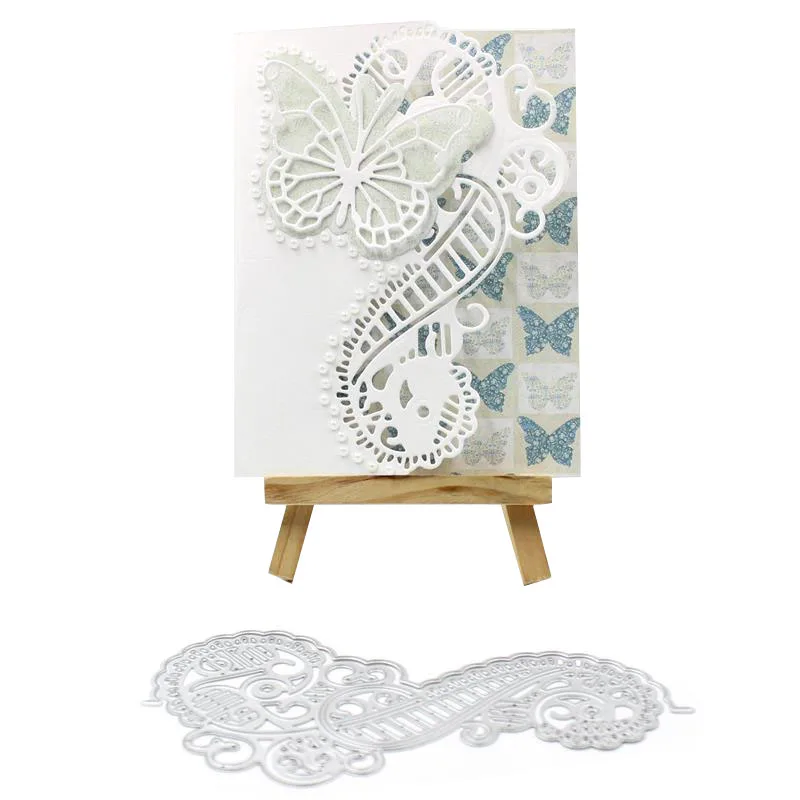 

KSCRAFT Card Edge Metal Cutting Dies Stencils for DIY Scrapbooking/photo album Decorative Embossing DIY Paper Cards