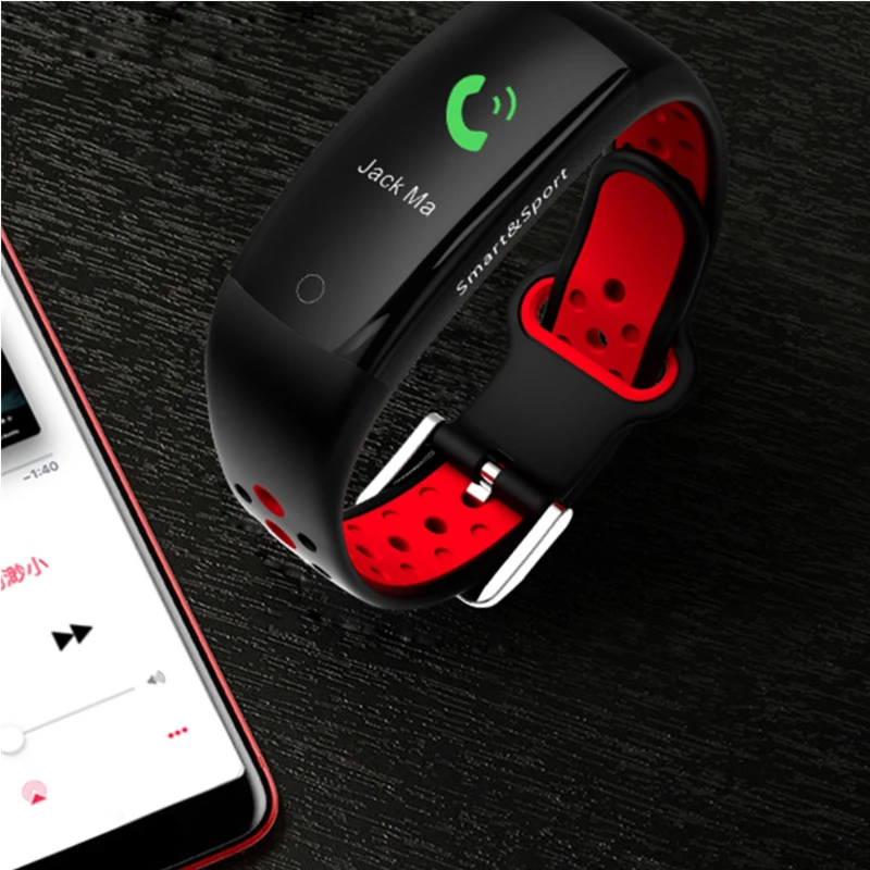 Цветной OLED Сенсорный экран умные часы Для мужчин Женский Шагомер монитор