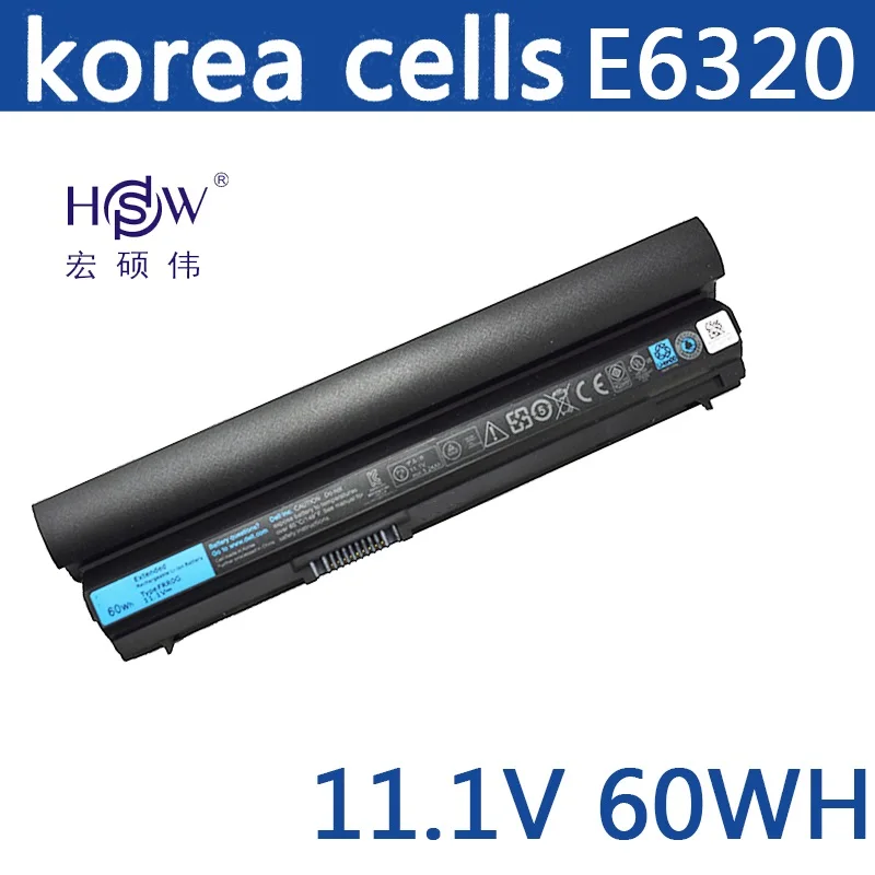 HSW батарея 11 1 В 60WH для DeLL Latitude E6120 E6220 E6230 E6320 E6330 E6434s bateria akku|Аккумуляторы ноутбуков| |