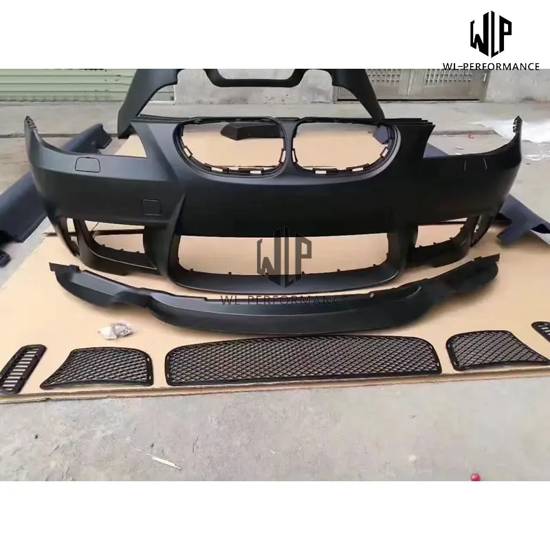 E60 Car Body Kit PP неокрашенный передний и задний бампер боковая юбка углеродное