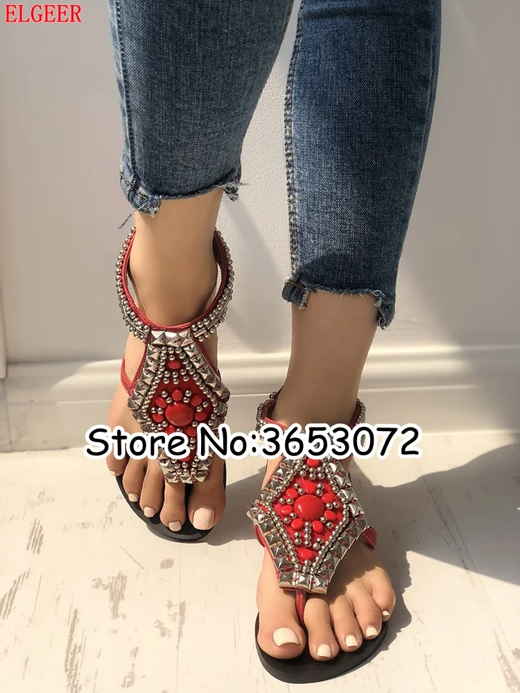 Сандалии гладиаторы женские в этническом винтажном стиле босоножки с ремешком