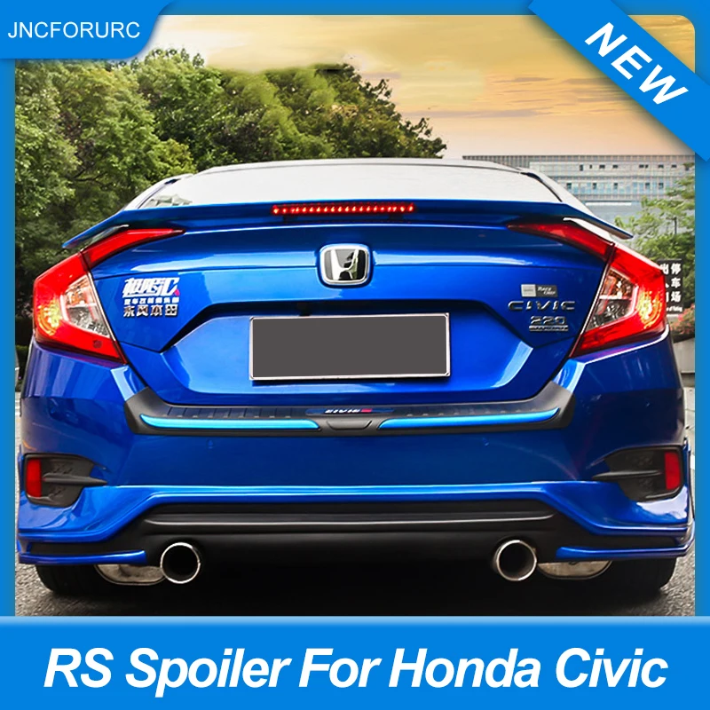 Автомобильный спойлер для Honda Civic 2016 17 18 19 из АБС пластика|Спойлеры и крылья| |