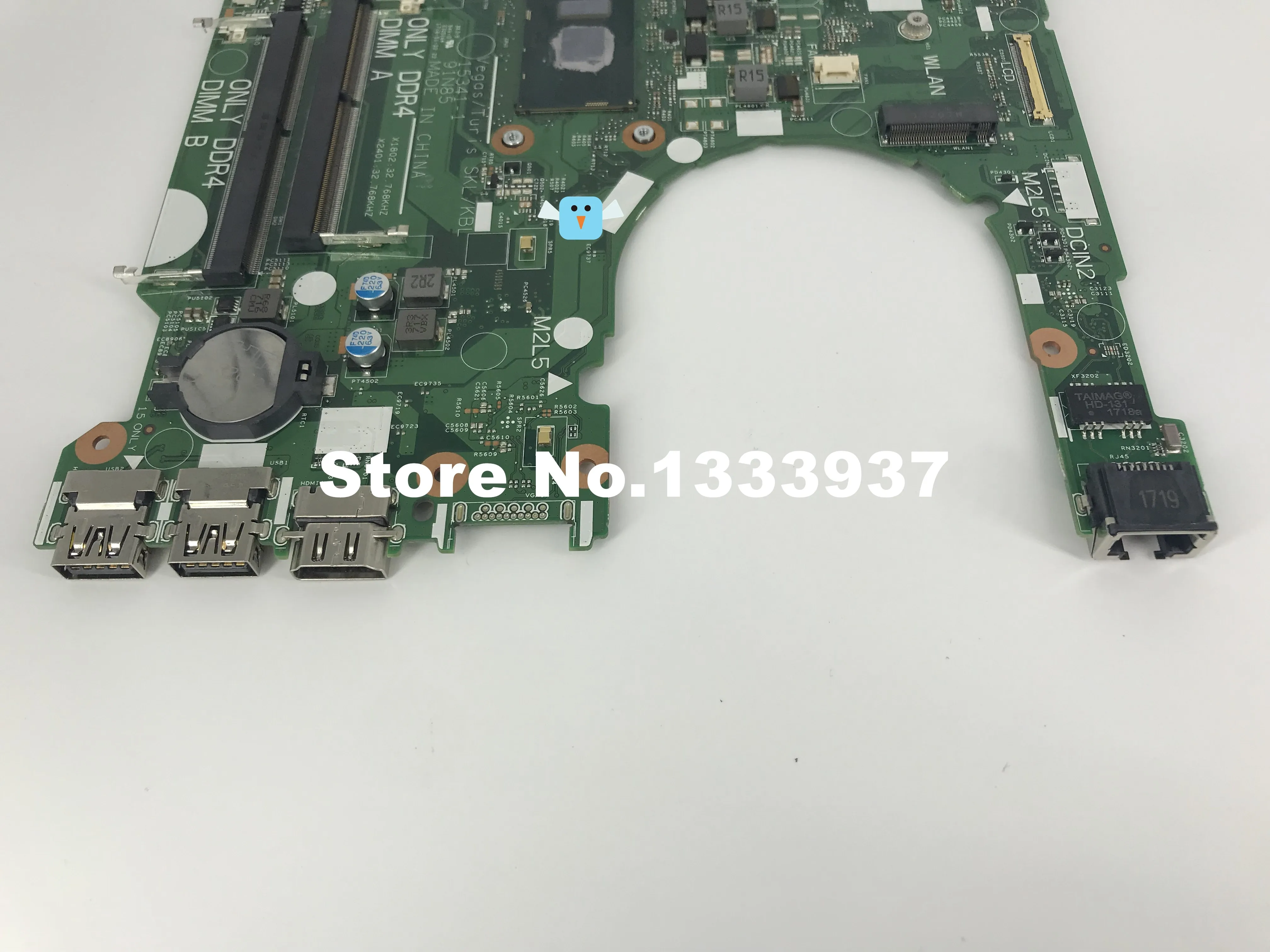 Материнская плата CN-0RY2Y1 0RY2Y1 RY2Y1 для DELL Inspiron 15 3567 3467 материнская плата портативного компьютера с SR2ZW I3-7100U процессор 15341-1 91N85