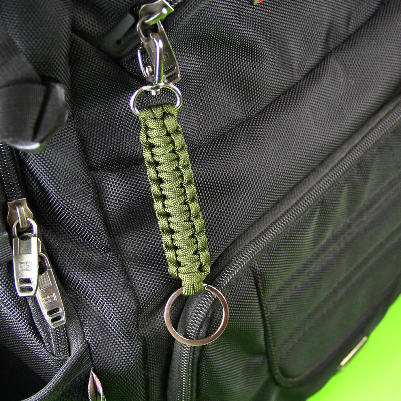 2 шт./лот открытый экстренный Выживание Паракорд ремешок с брелоком и застежкой