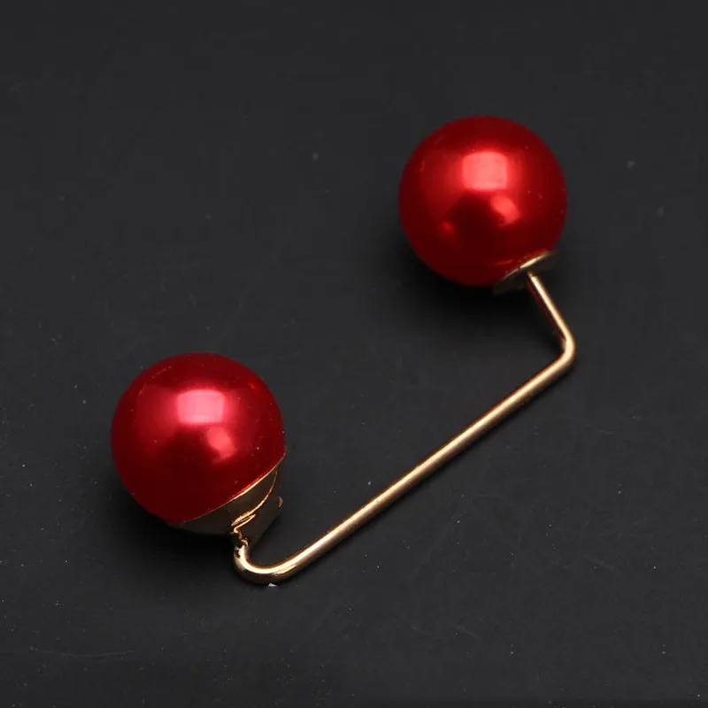 Meetee 10 шт. женская брошь пряжки с булавкой жемчужные детали для броши DIY пальто