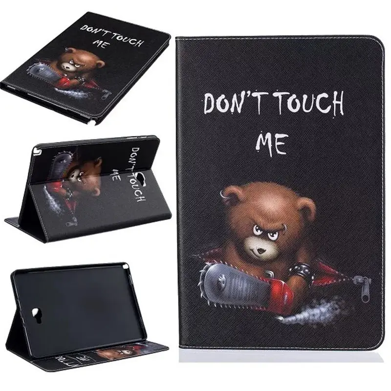 01 Модный чехол для Samsung Galaxy Tab A A6 10,1 P580 P585 SM-P585Y чехол Funda планшет Folio искусственная кожа флип защитный чехол - Цвет: 01