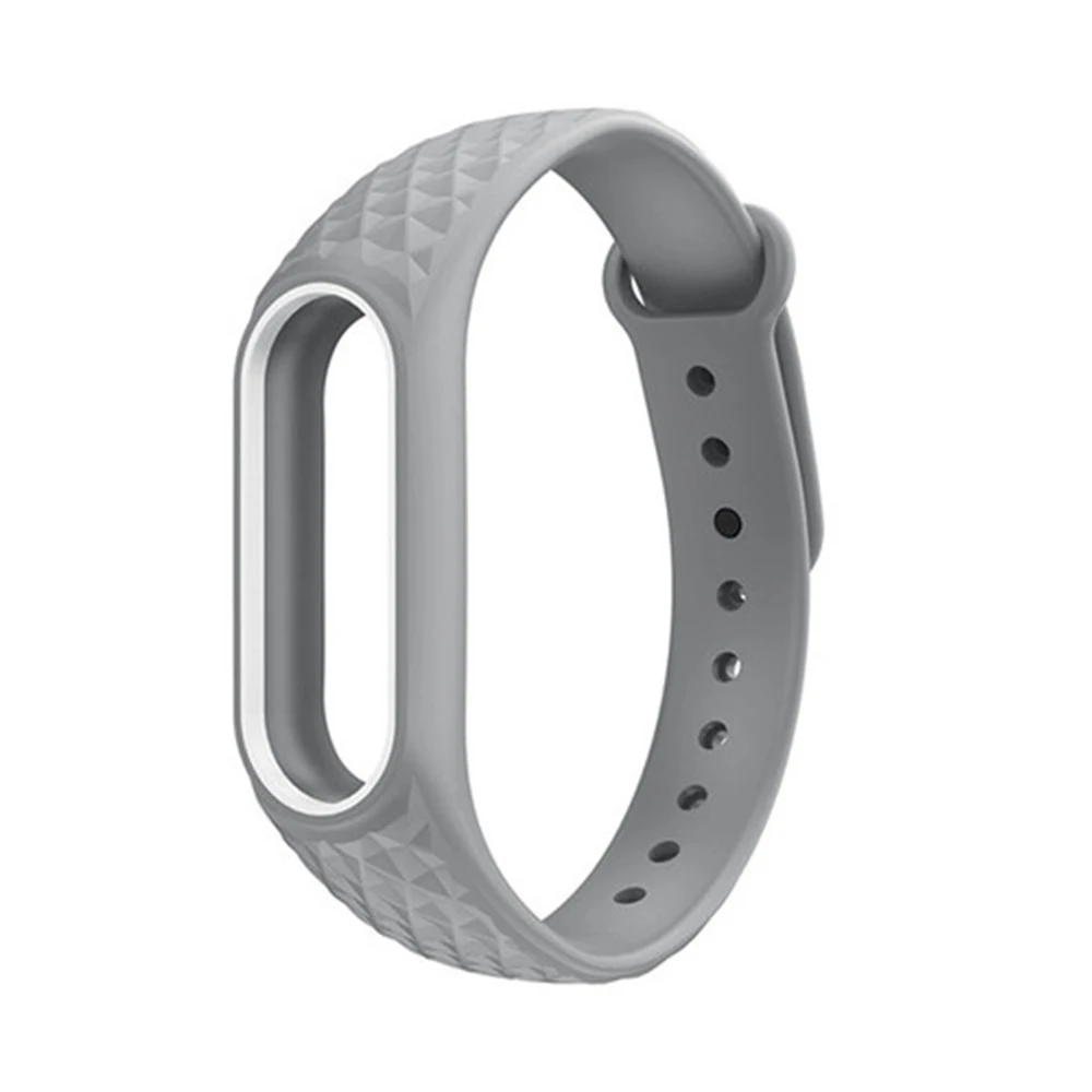 Спортивный ремешок для Xiaomi MiBand 2 сменный Силиконовый браслет с шагомером