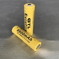 2468pcsset 18650 battery 3 7v 9900mah rechargeable liion battery for led flashlight batery litio battery cell gtl evrefire