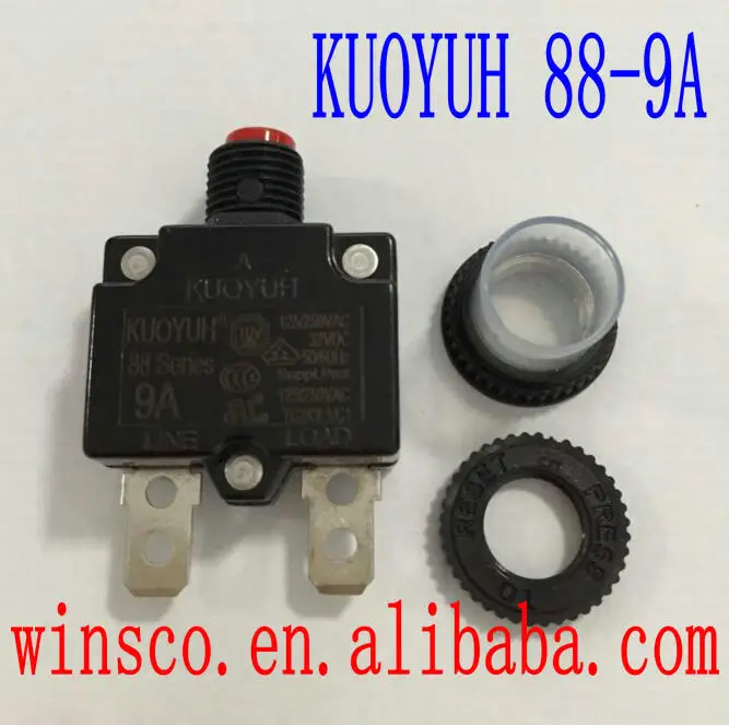 88-9A красная кнопка водонепроницаемая крышка 100% KUOYUH АВТОМАТИЧЕСКИЙ ВЫКЛЮЧАТЕЛЬ 88