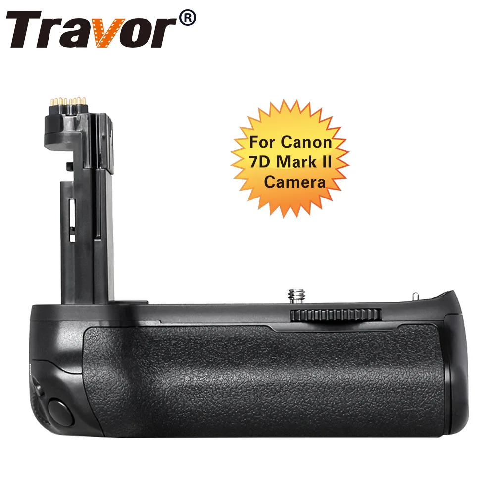 Travor Профессиональный батарейный блок для Canon 7D2 7D MarkII DSLR Camera BG E16|battery powered surveillance