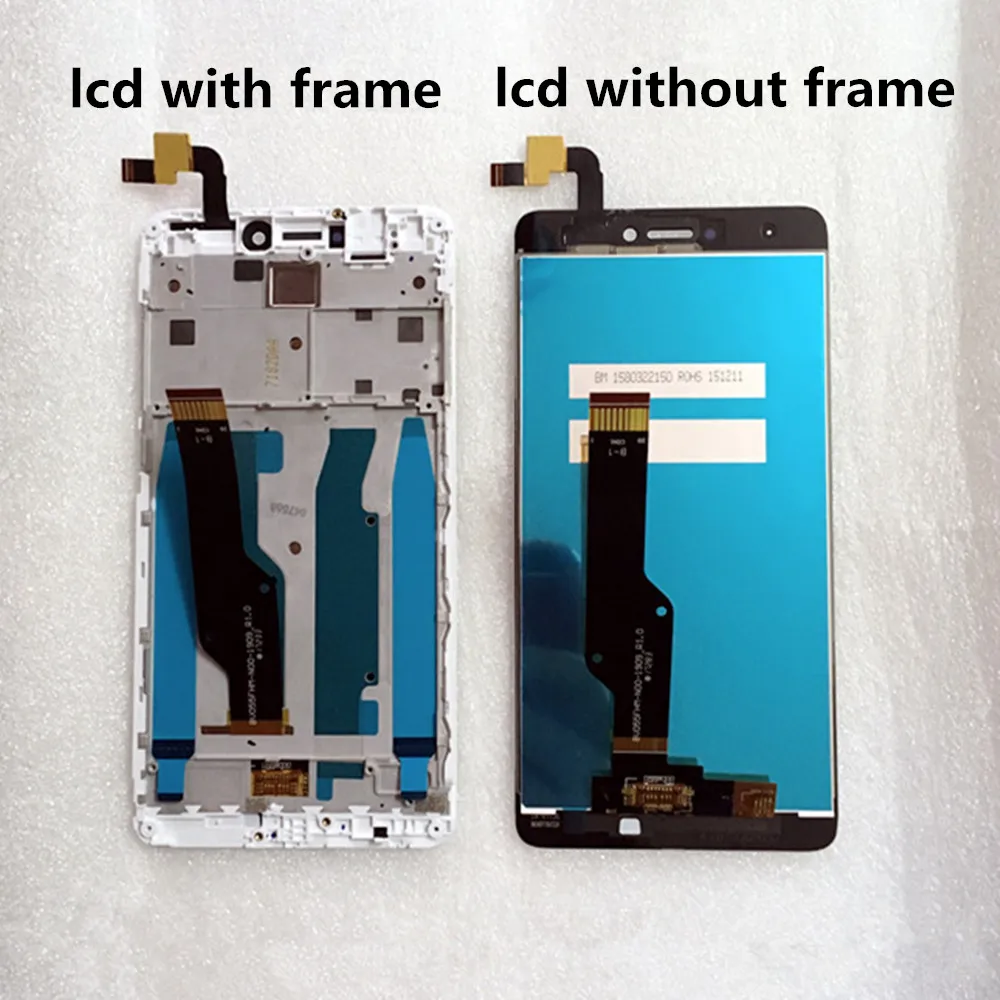 For 5.5'' xiaomi redmi note 4X lcd screen display touch panel digitizer assembly with frame for 4 global parts | Мобильные