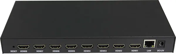 IPTV 8 * HDMI вход H.264/H.265 HTTP/RTSP/HLS/RTMP прямая трансляция кодировщик Wowza Facebook YouTube