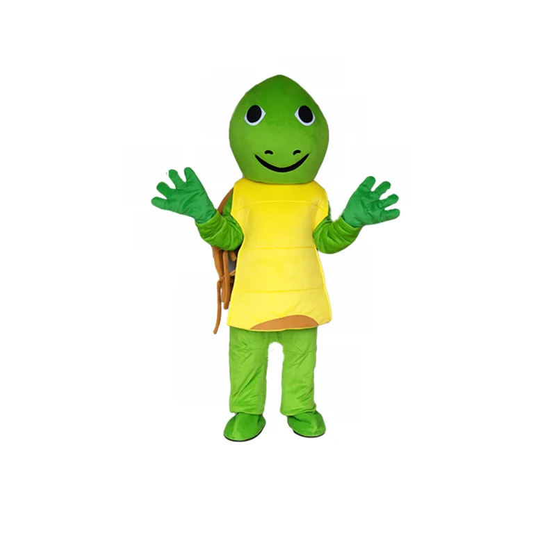 

High Quality Cartoon Turtle Mascot Costumes Tortoise Cuckold Mascot Walking Actor Festival Costume Adult Size Halloween Dress
