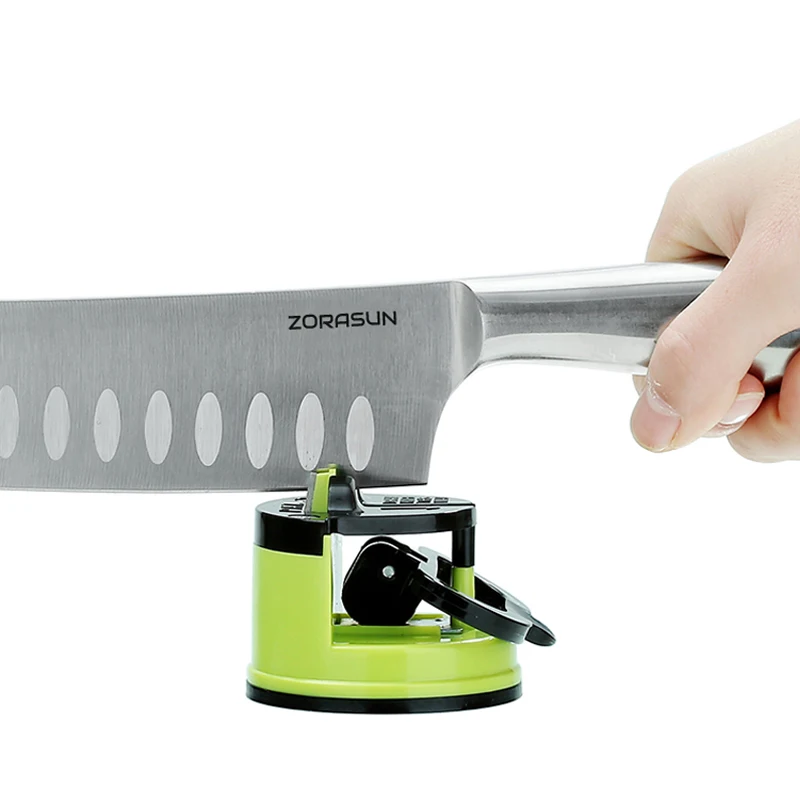 ZORASUN Knife Sharpener Professional Kicthen with Suction Pad for a knife Kitchen Accessories | Дом и сад