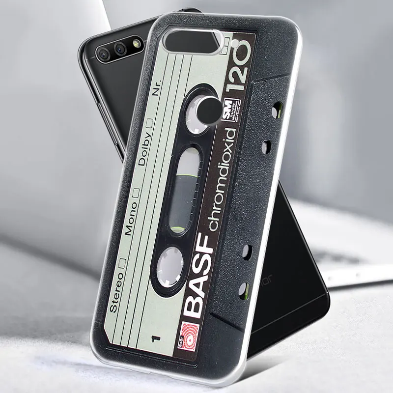 hot classical old cassette tape soft silicone phone case for huawei honor 20 20i 10 9 8 lite 8x 8c 8a 8s 7s 7a pro view 20 cover free global shipping