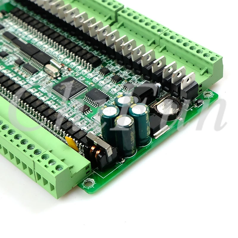 ПЛК промышленная плата управления FX1N FX2N FX3U-48MT/40MT 6AD 2DA 24 вход 24 транзисторный выход RTC с RS485 и может расширения