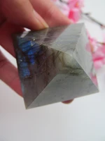 118g natural labradorite ore stone quartz crystal pyramid quartz crystal healing crafts home decorations furnishing articles
