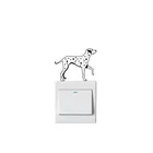Далматинская собака мультфильм животные модные переключатели наклейки виниловые художественные настенные наклейки 2ss0115