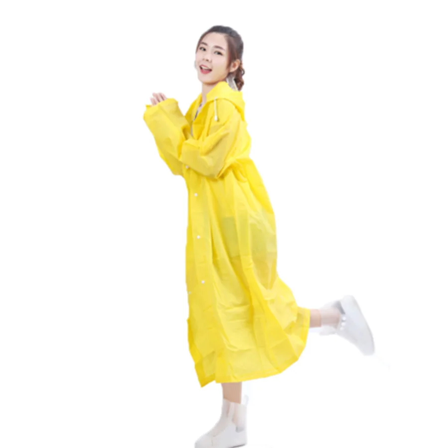 

Disposable Portable Raincoat Transparent Lightweight Rain Suit Plastic Capa De Chuva Feminina Fashion Rain Coats Ladies 40YY0058