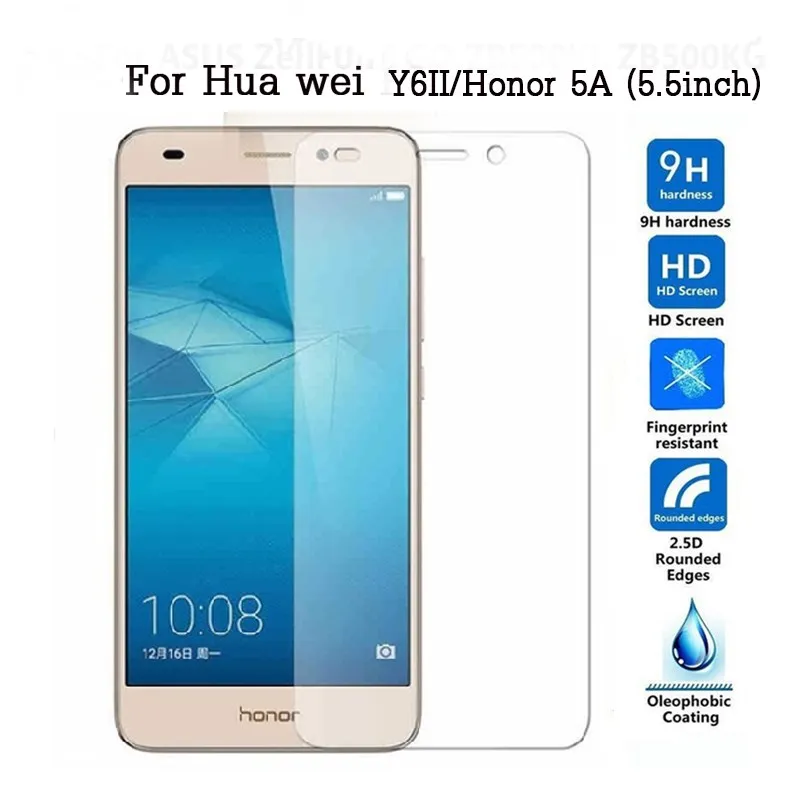 Закаленное стекло 9H для Huawei Y6II Y6 ii 2 CAM-L03 CAM-L21 защитная пленка 5 дюйма Honor 5A CAM L21 L23 |