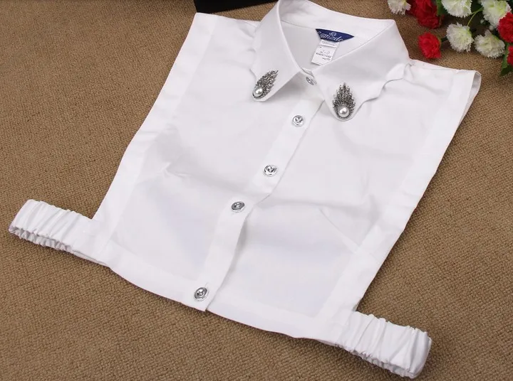 Съемный отворот высококачественные аксессуары хлопковый волнистый воротник