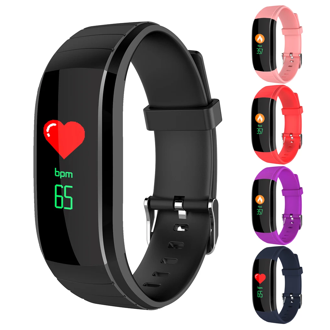 Умный браслет Bluetooth Водонепроницаемый крови Давление монитор сердечного ритма