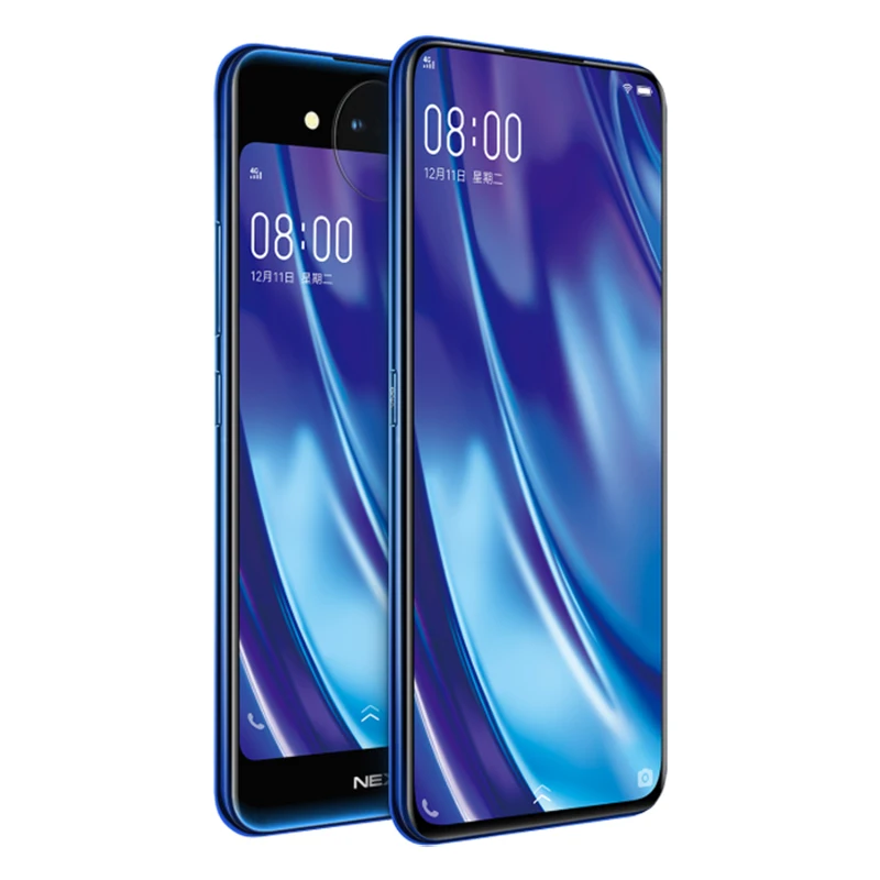 Оригинальный Vivo Nex 2 Dual display сотовый телефон 6 39 дюймов 10 ГБ + 128 Snapdragon 845 Octa Core Android 9 0