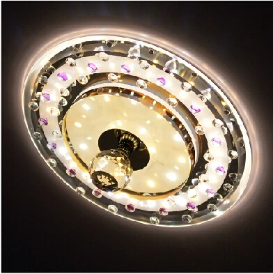 Современный потолочный светильник 12 Вт точечный для гостиной хрустальная лампа