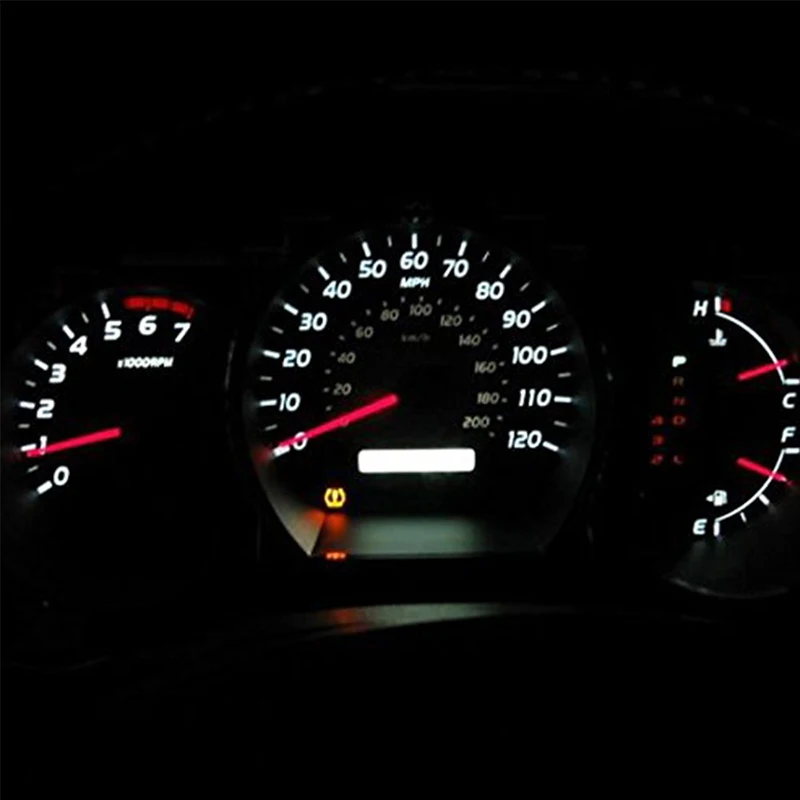 10 T5 5050 1smd Клин Dashboard Светодиодные белый красные синие зеленый желтый розовый авто