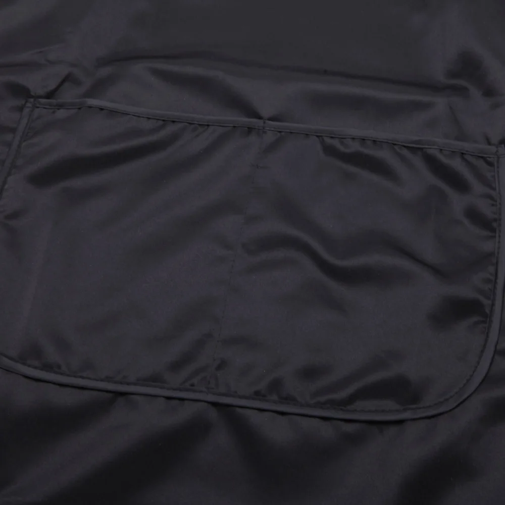 Hairdressing Cape Gown for Kitchen and Garden Black Double Faced Apron Barber Work Salon Hair Cutting Tool Cloth | Красота и здоровье