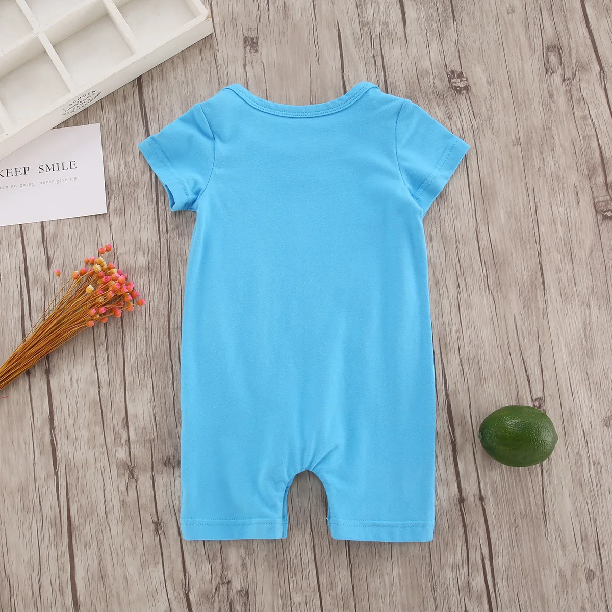 2019 New Summer Newborn Toddler Baby Boy Girl Short Sleeve Cotton Letter Print Romper Jumpsuit One-Piece Clothes 0-2T |