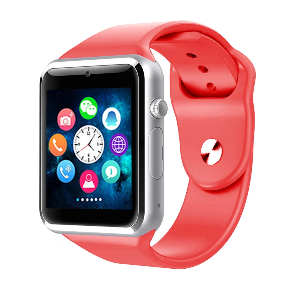 10 шт./лот A1 Bluetooth Смарт часы наручные часы Спорт Шагомер с SIM Камера Smartwatch для Android-смартфон России T15 группа