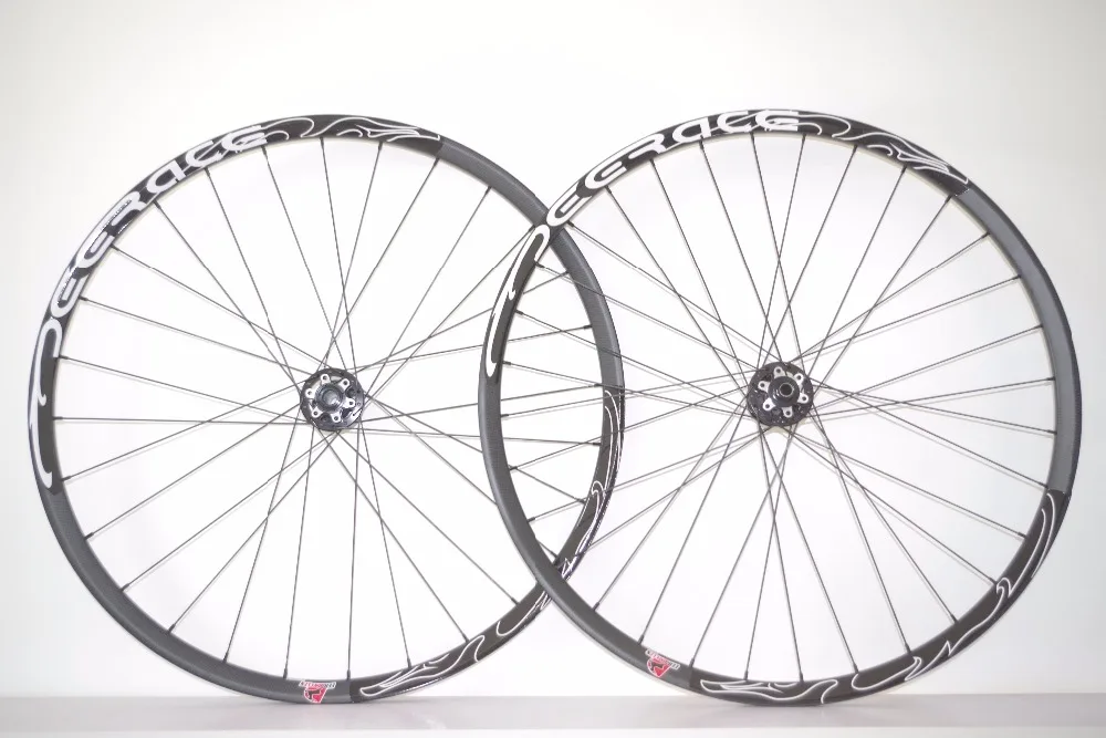 Комплект колес для горного велосипеда Углеродные колеса MTB XC 29er сквозь ось Ширина