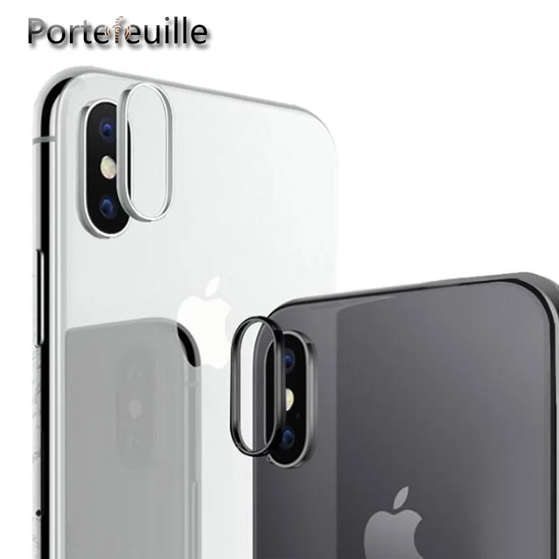 Защитное кольцо для объектива камеры iPhone X алюминиевый чехол с покрытием 10 XR XS 11 Pro