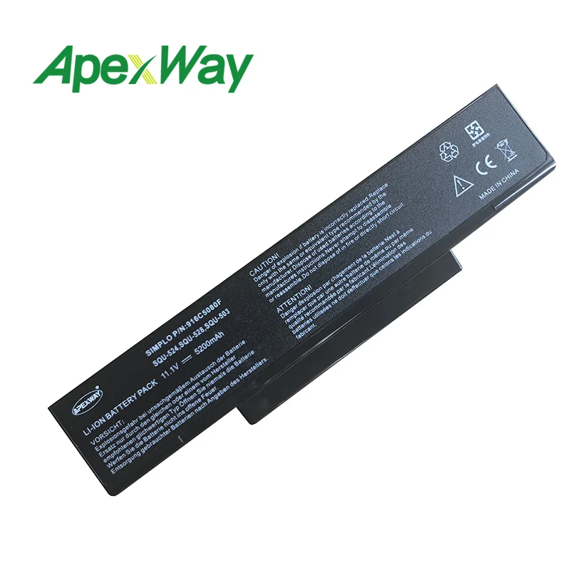 ApexWay ноутбук Батарея A32-F3 90-NIA1B1000 90-NI11B1000 для Asus A9 F2 F2F F2J F3 F3E F3F F3H F3J F3L F3P F3Q F3T F3U F3SA