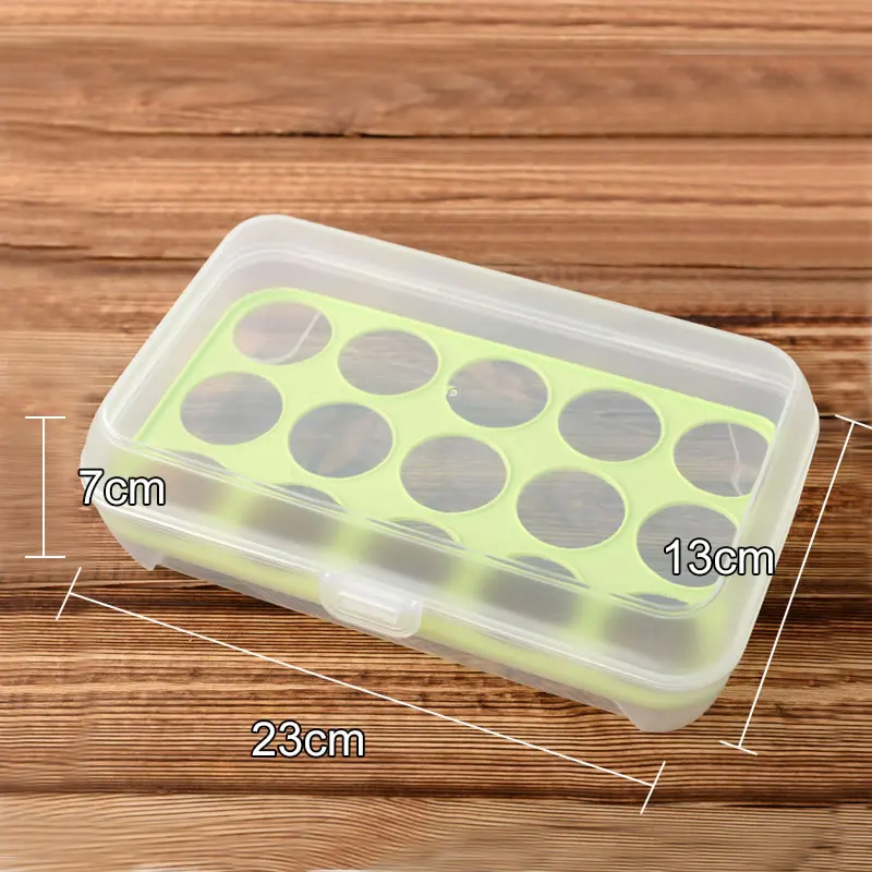 1 PC15 сетка яйцо анти столкновения коробка для хранения пищевой PP холодильник Crisper