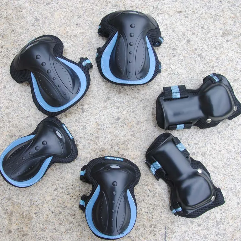 Набор протекторов для роликовых коньков 1 пара наколенники взрослых и детей