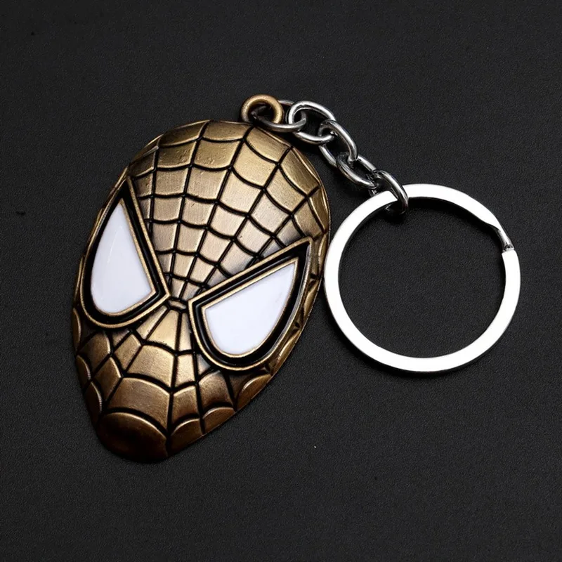 Marvel супергерой Мстители Железный человек Человек паук маска брелок игрушки