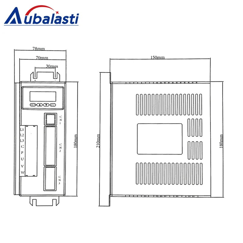 Aubalasti 600 Вт серводвигатель переменного тока 2N. M 30000 об/мин 110ST-M02030 двигатель переменного тока Соответствует Серводвигатель AASD10A полный комплект двигателя