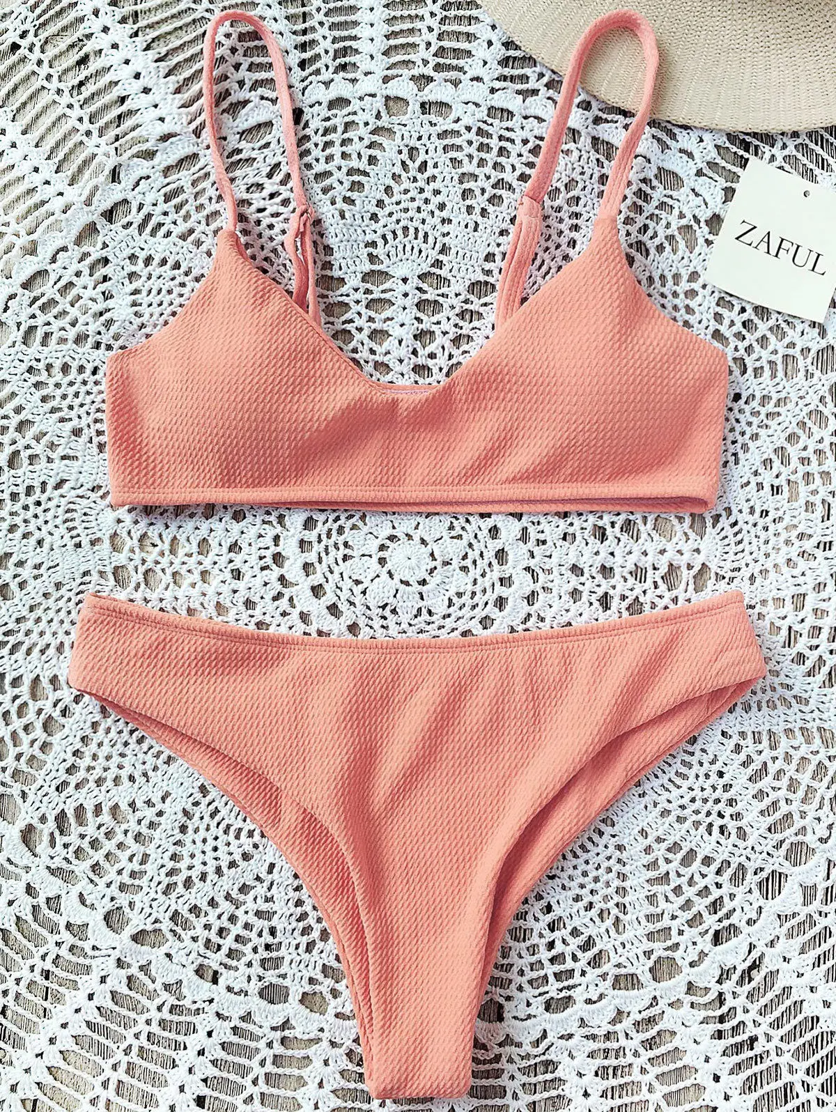 Женский купальник с чашками пуш ап и заниженной талией|beachwear swimwear|beachwear womenbeachwear