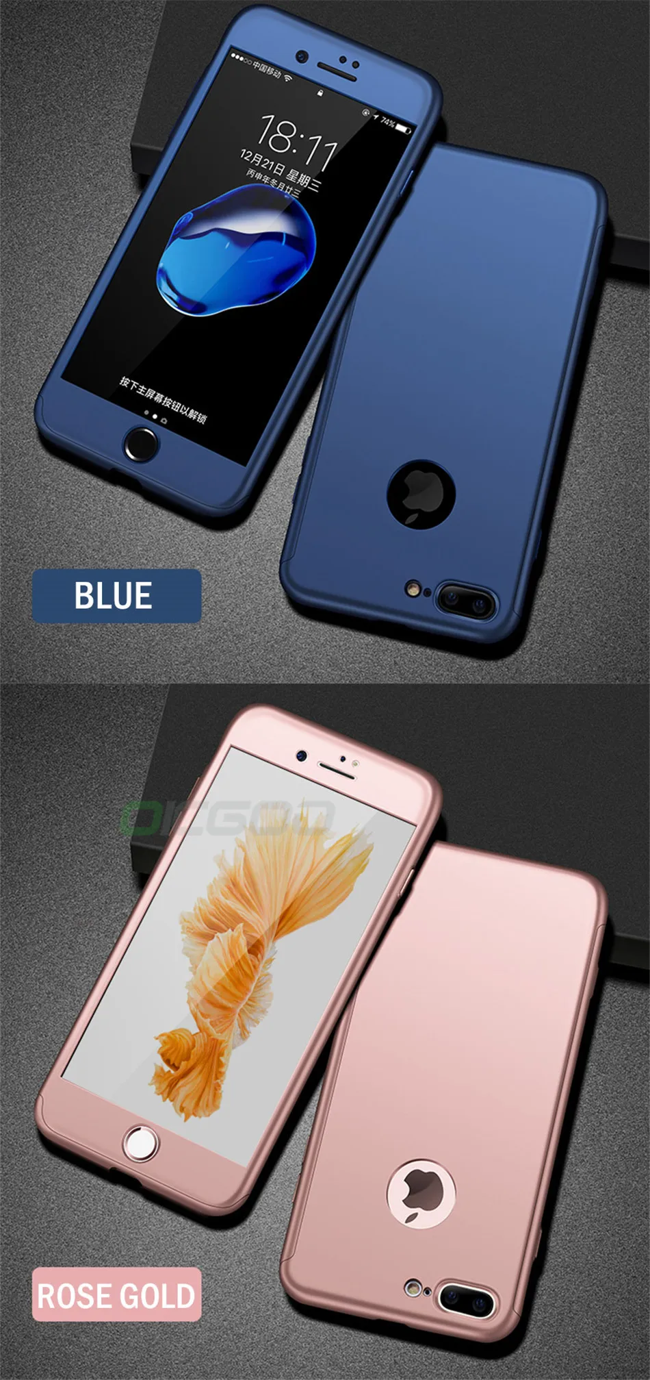 360 градусов полный чехол для телефона для iPhone 7 8 Plus X Xs Max Xr Capa чехол s для iPhone 6 6S Plus X Xr 5 5S SE чехол Coque Shell