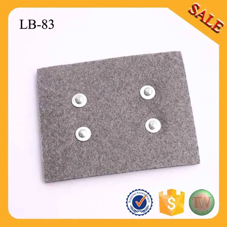 LB83 Тиснением металлические кожаные этикетки для кожаной обуви или человек