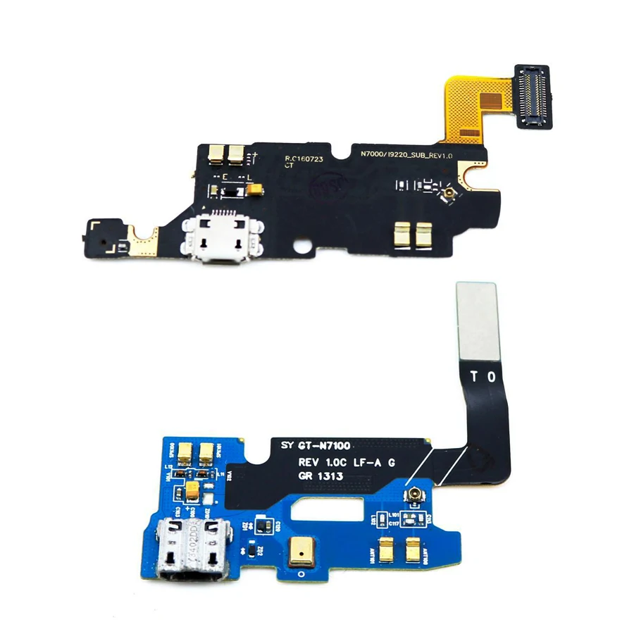 50 шт./лот для Samsung Galaxy Note 1 N7000 i9220 i9228 2 N7100 USB порт зарядное устройство зарядный