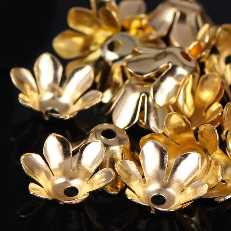 Золотистые/Серебристые Полые бусины подвески для бижутерии 3 размера 6/8/10 мм|diy