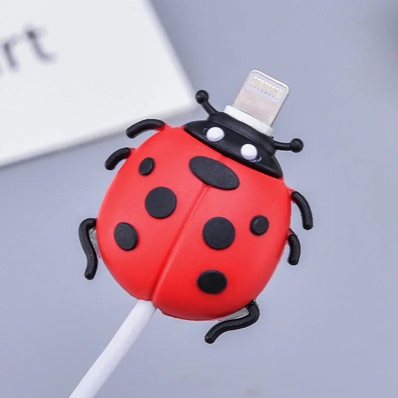 Высокое качество Ангел/летучая мышь USB кабель производитель Мультфильм шнур, кабель для наушников провода крышка намотки зарядное устройство Органайзер держатель для Iphone