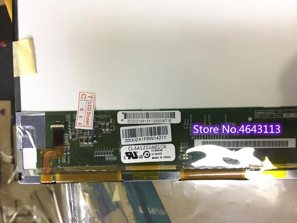 12,1 дюймовый ЖК-матрица CLAA121UA01CW для Pannasonic CF-SX1 ЖК-экран для ноутбука 1600*900 40pin
