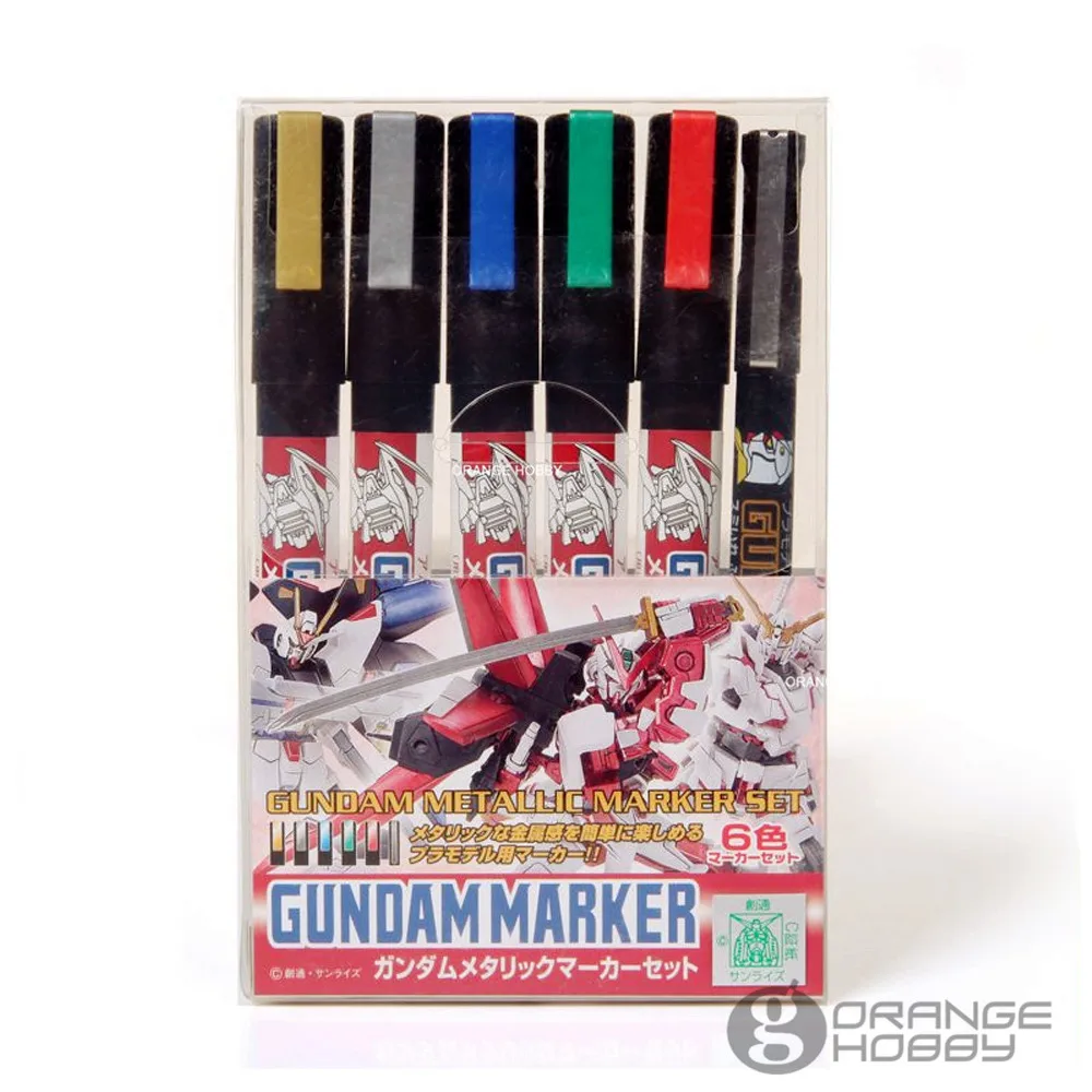Набор металлических маркеров Mr.Hobby GSI MrHobby GMS121 Gundam для хобби модели краска